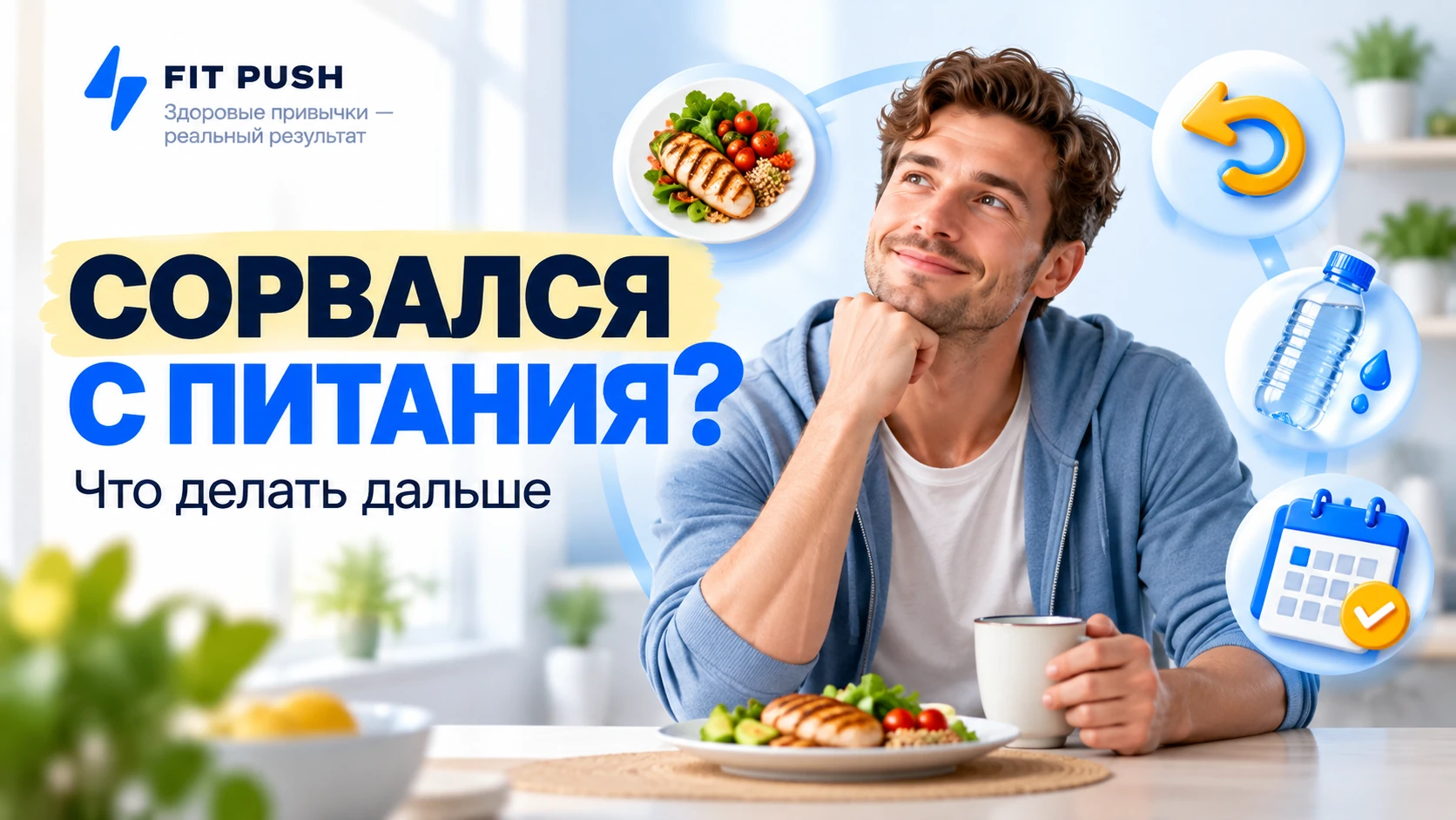 Что делать после срыва в питании