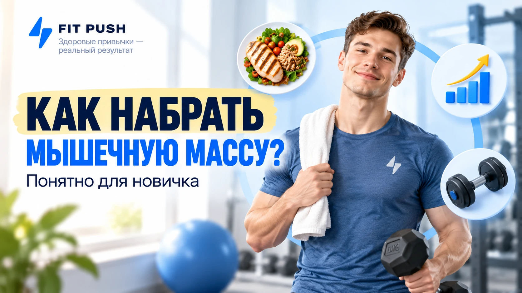Как новичку начать набор мышечной массы: тренировки, питание и прогресс