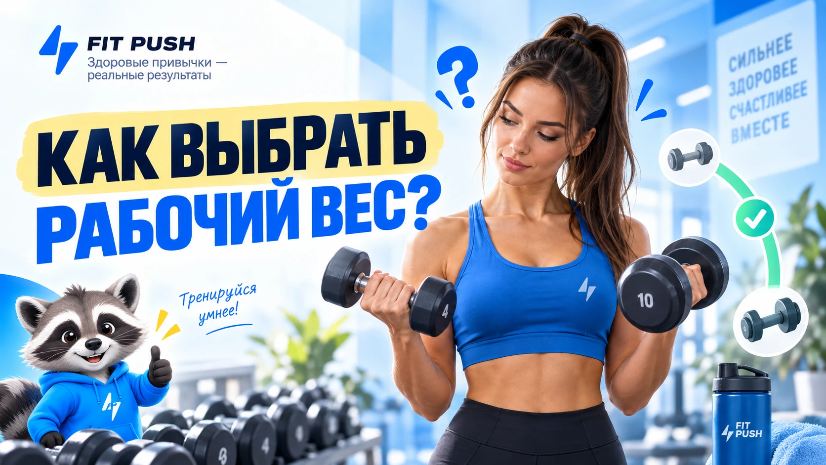 Как выбрать рабочий вес в упражнениях новичку