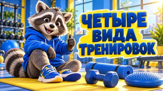 Четыре вида тренировок и их задачи