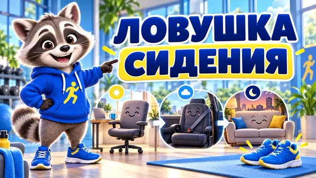 Ловушка неподвижности: как незаметно проходит сидячий день