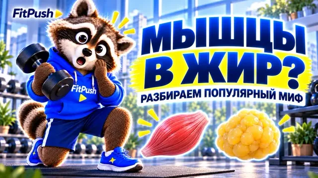 Превращаются ли мышцы в жир, если бросить тренировки