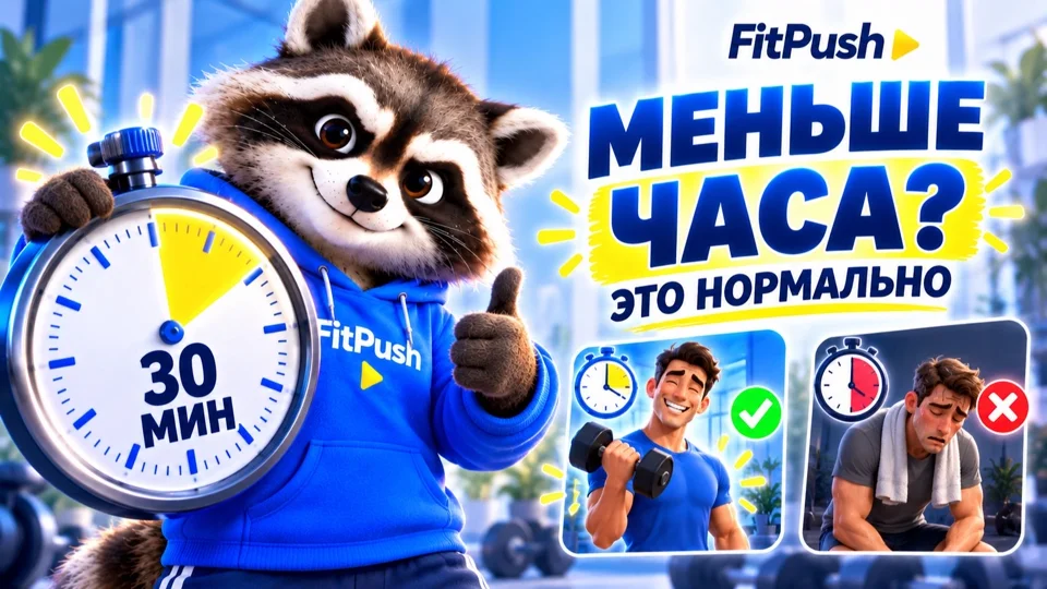 Нужно ли тренироваться не меньше часа