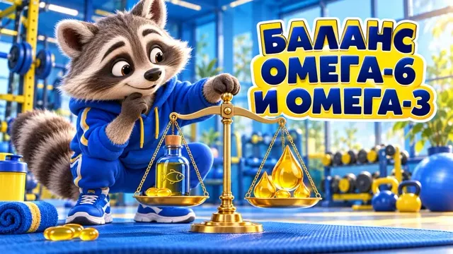 Баланс омега-6 и омега-3 в рационе