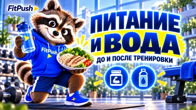 Питание и вода до и после тренировки