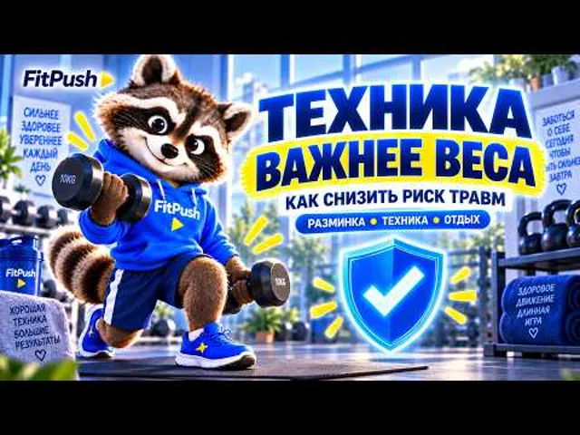 Техника важнее веса: как снизить риск травм на тренировке